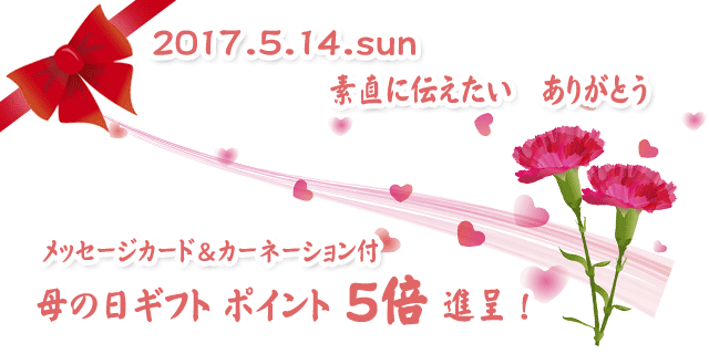素直に伝えたい「ありがとう」母の日の贈り物